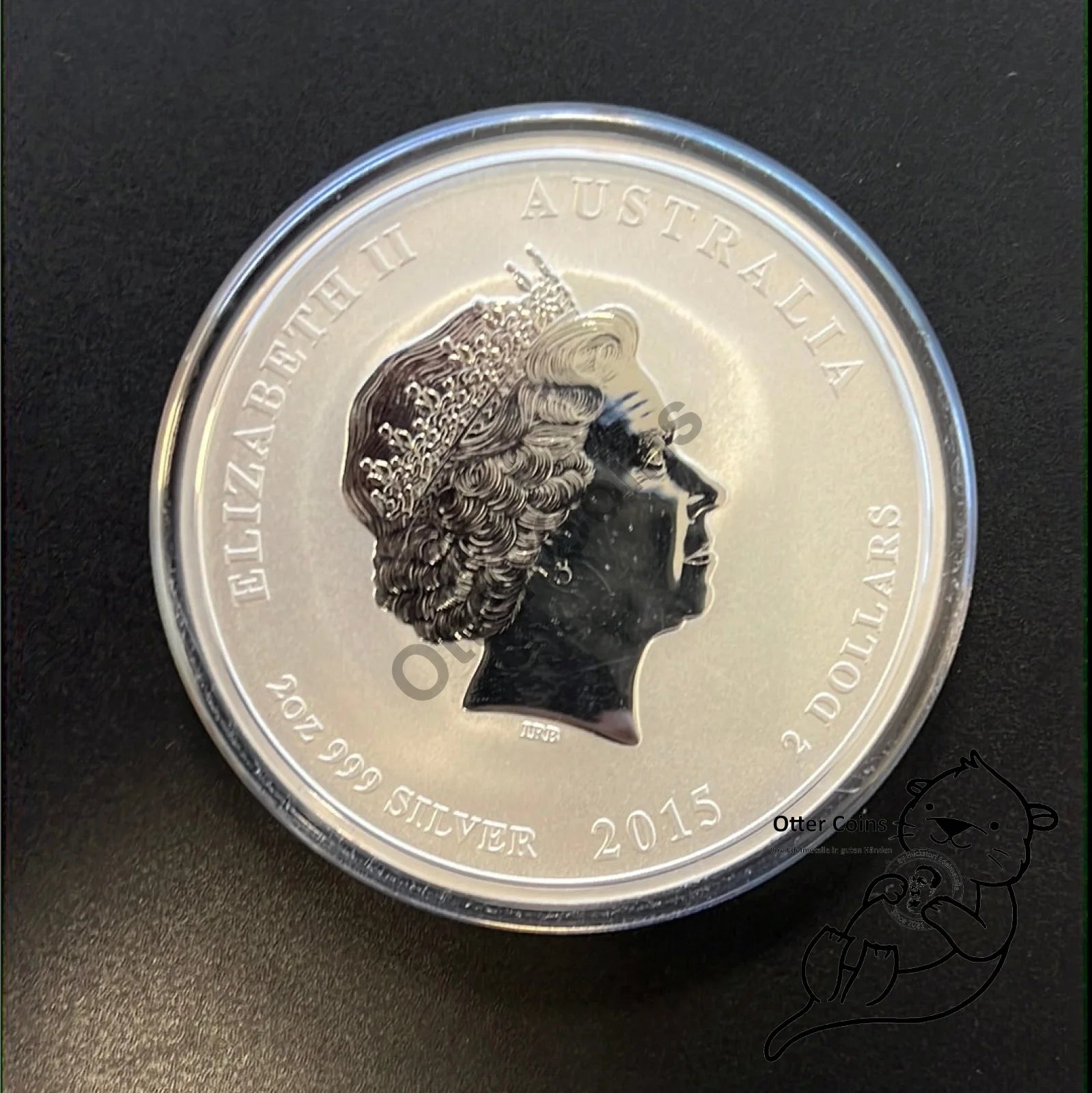 2 oz Silbermünze Australien Lunar II Ziege 2015*