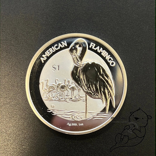 American Flamingo British Virgin Islands 1oz Silber*