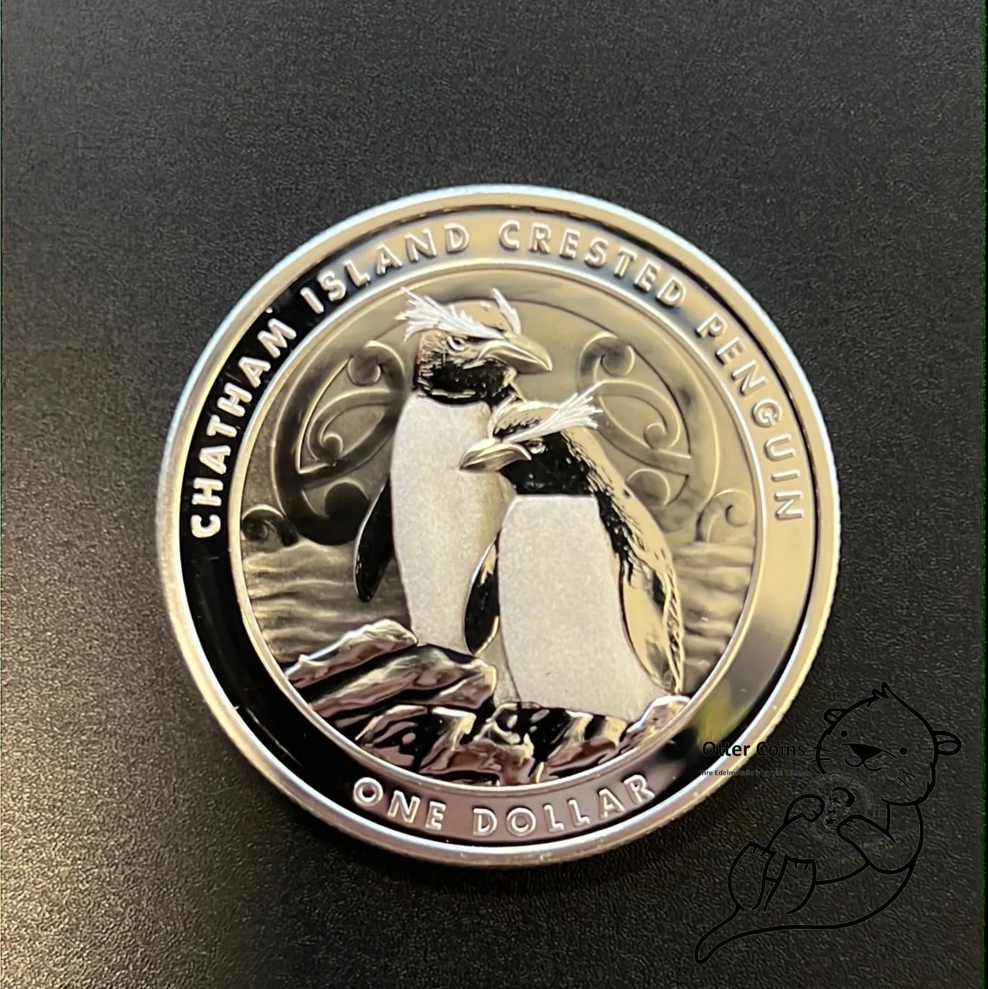 Crested Penguin Chatham Island 1oz Silbermünze*