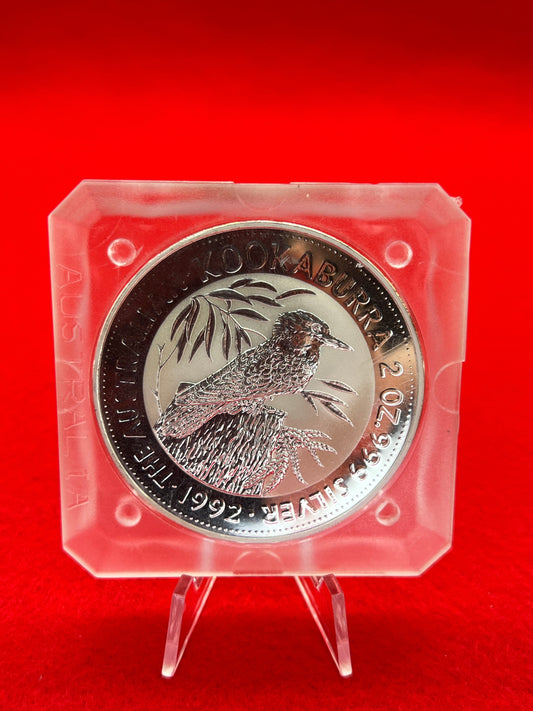 Kookaburra 1995 2 Oz Silbermünze*