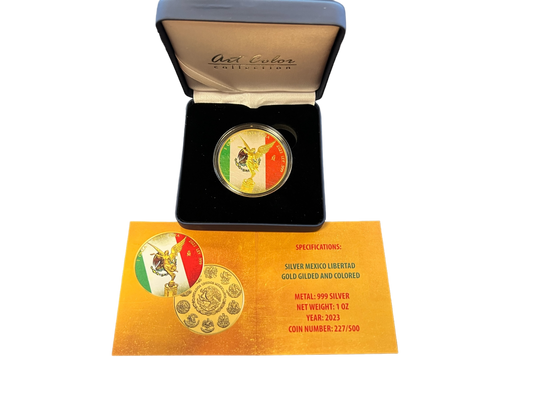 Libertad 1oz Silber 2023 Mexico Flagge
