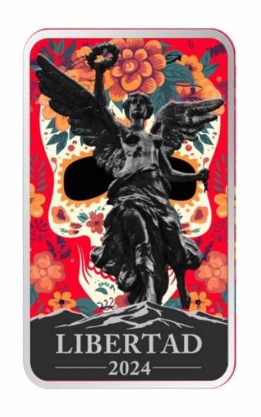 Libertad 1oz Silberbarren 2023 Sugar Skull