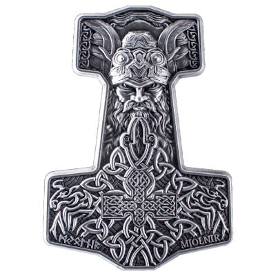Mjolnir Thor´s Hammer Silver Stacker 2 Oz