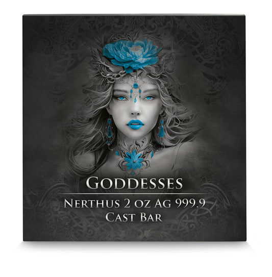 Germania Mint Goddesses Nerthus 2 oz Silberbarren