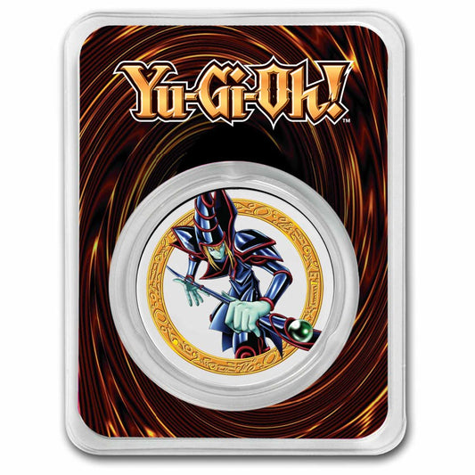Niue Yu - Gi - Oh! The Dark Magician 1 Oz Silbermünze 2023*