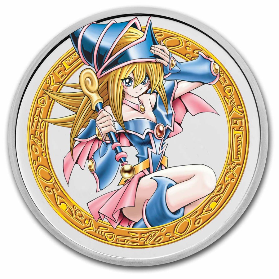Niue Yu - Gi - Oh! The Dark Magician Girl 1 Oz Silbermünze