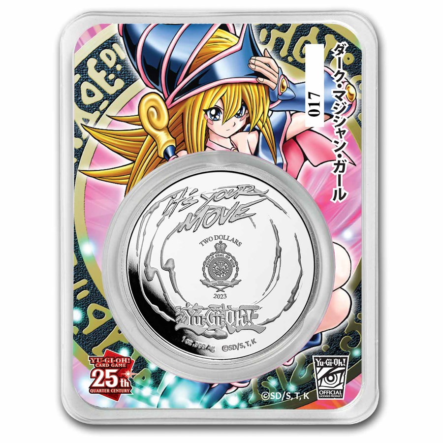 Niue Yu - Gi - Oh! The Dark Magician Girl 1 Oz Silbermünze