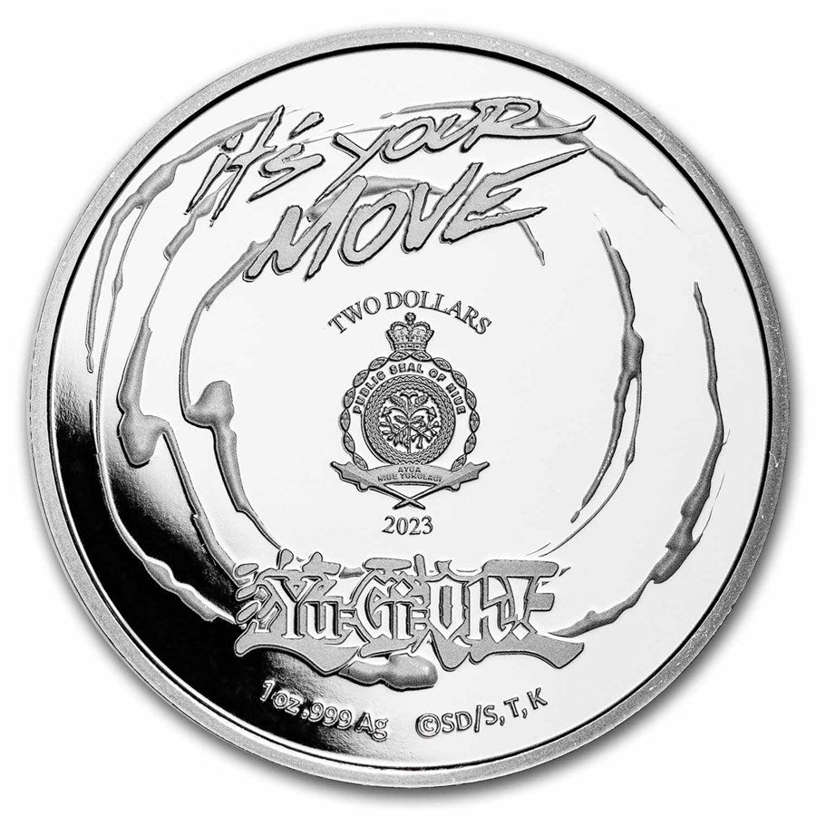 Niue Yu - Gi - Oh! The Dark Magician Girl 1 Oz Silbermünze