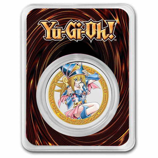 Niue Yu - Gi - Oh! The Dark Magician Girl 1 Oz Silbermünze