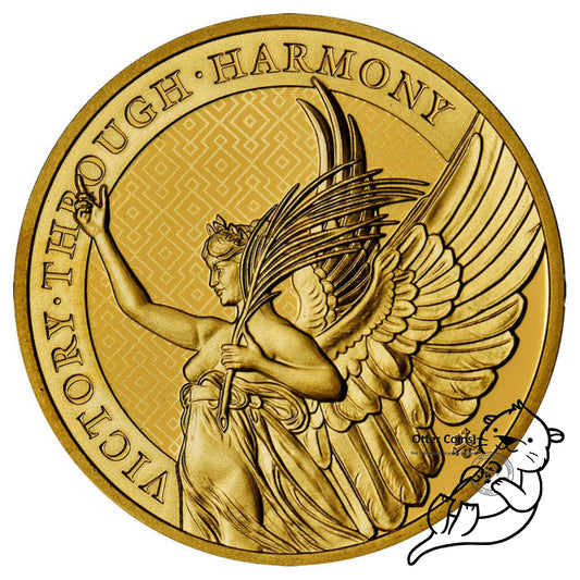 Queens Virtues Victory 1oz Goldmünze 2022*