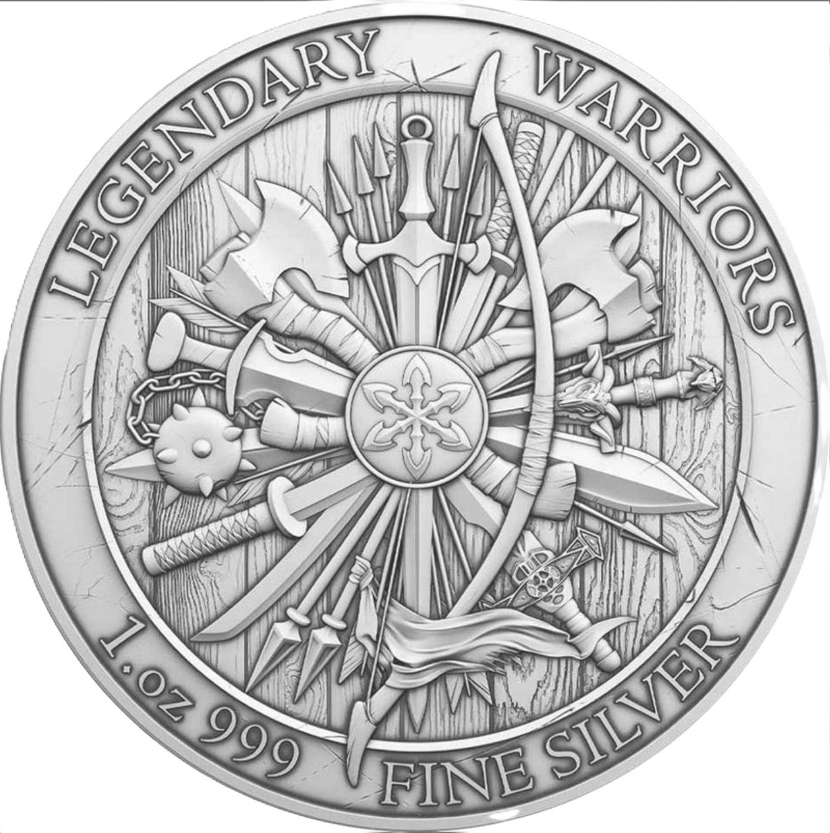USA - Legendary Warriors - Sitting Bull Silbermedaille BU