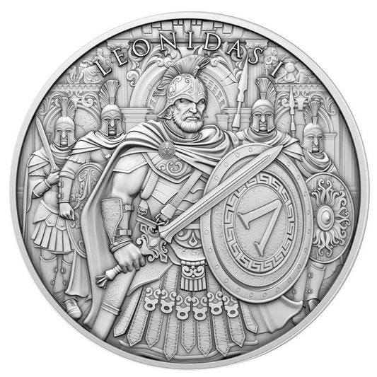 USA - Legendary Warriors - Leonidas Silbermedaille BU