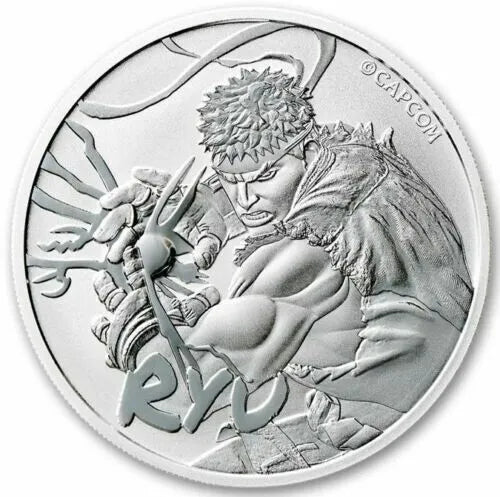 Ryu 1 Ausgabe Street Fighter 2022 Silber 1 oz* - Silber