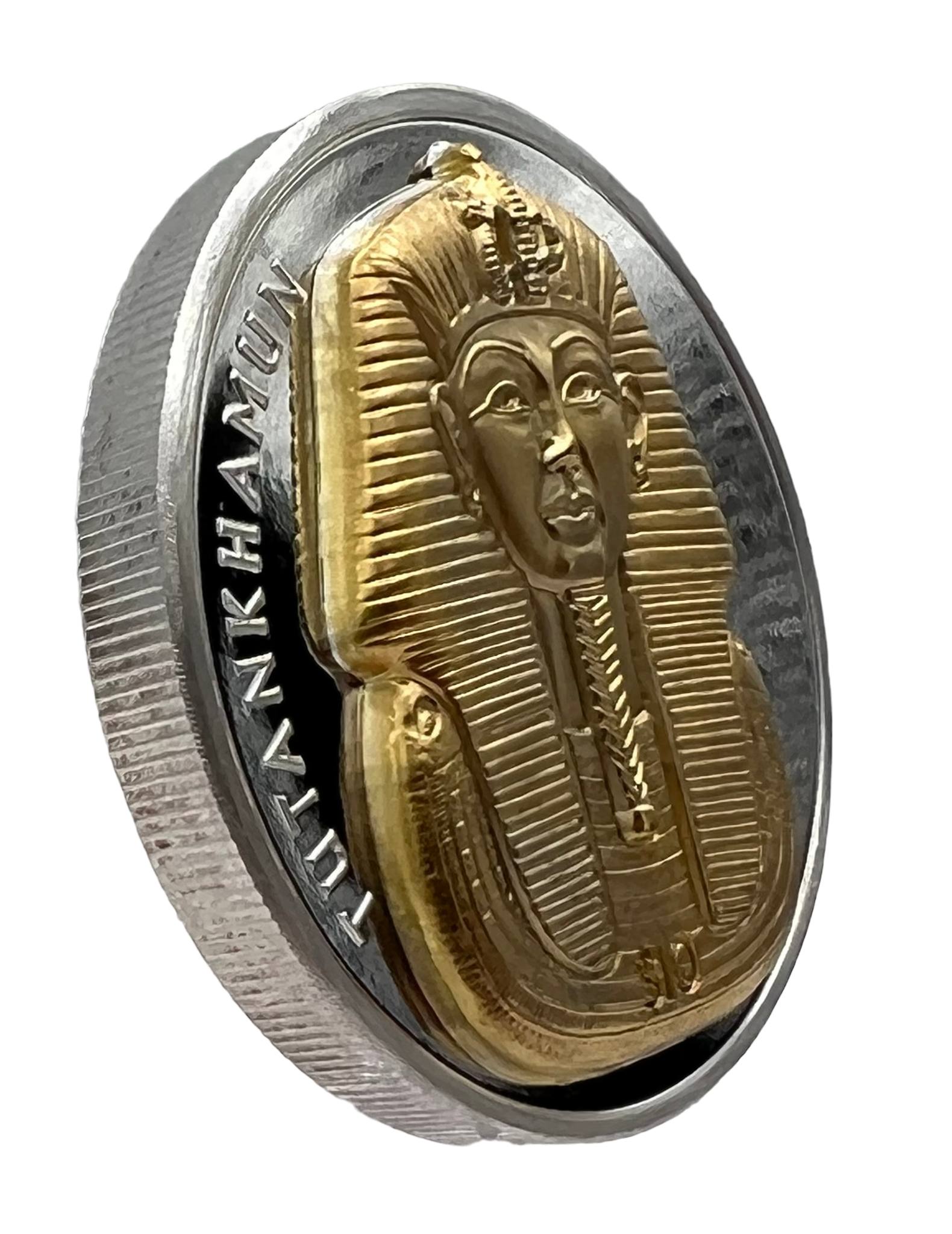 Sierra Leone 2023 King Tut´s Tomb Gilded 2oz Silbermünze*