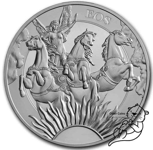 St. Helena 2023 - The Goddesses: Eos and Horses 5oz BU*