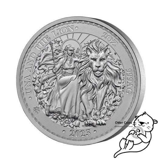 St. Helena 2023 - Una and the Lion Silbermünze 2oz BU*