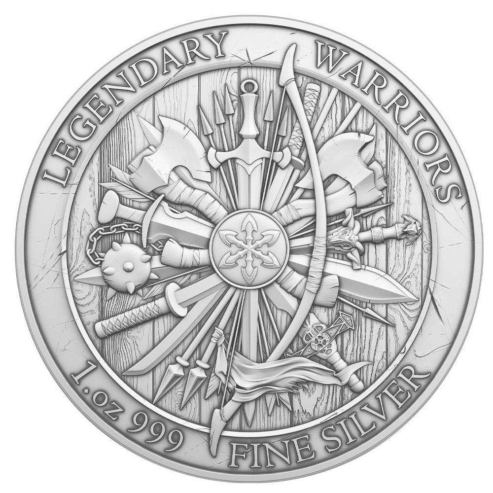 USA - Legendary Warriors Julius Caesar Ag999 1 Oz BU