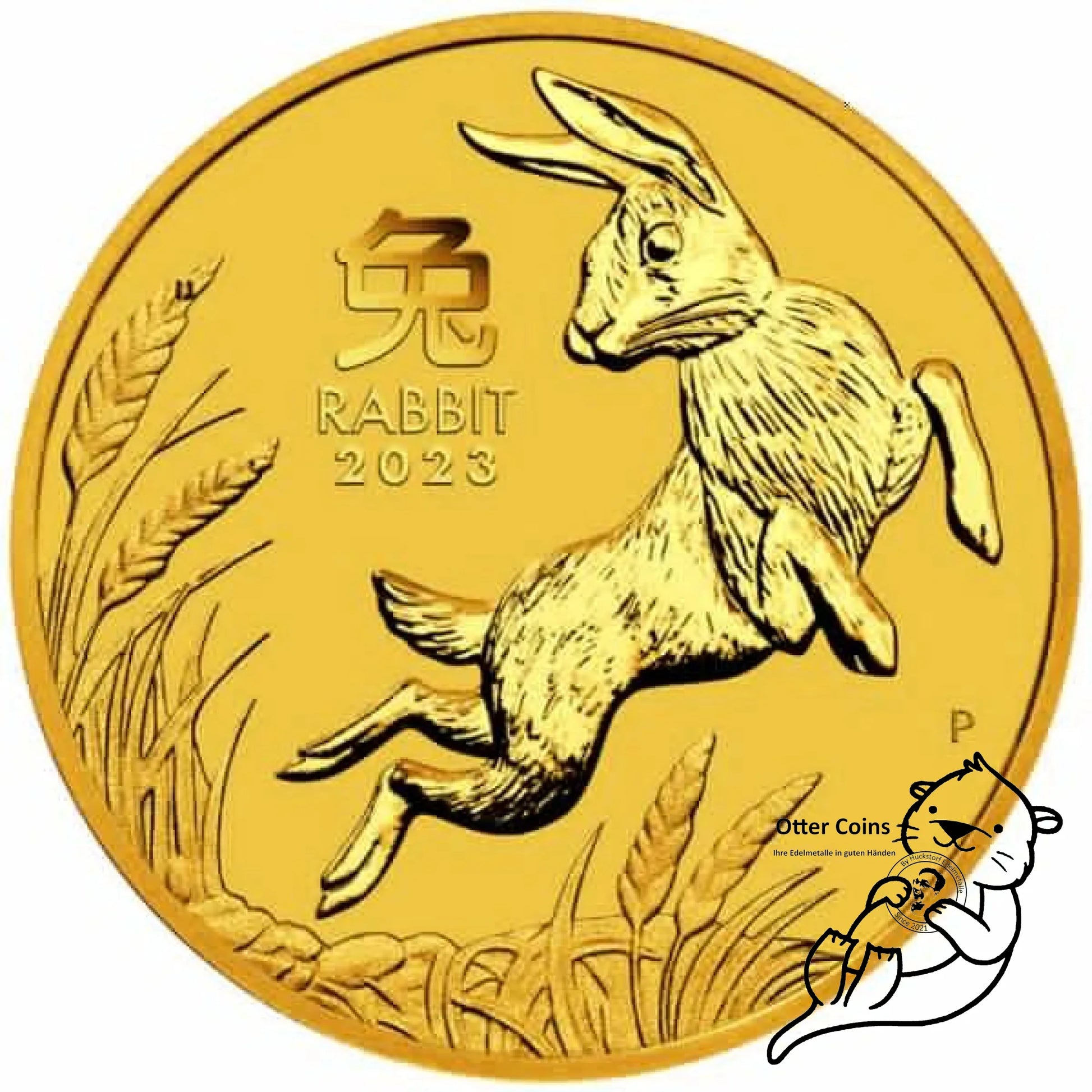 1/10 oz Goldmünze Australien Lunar III Hase 2023**