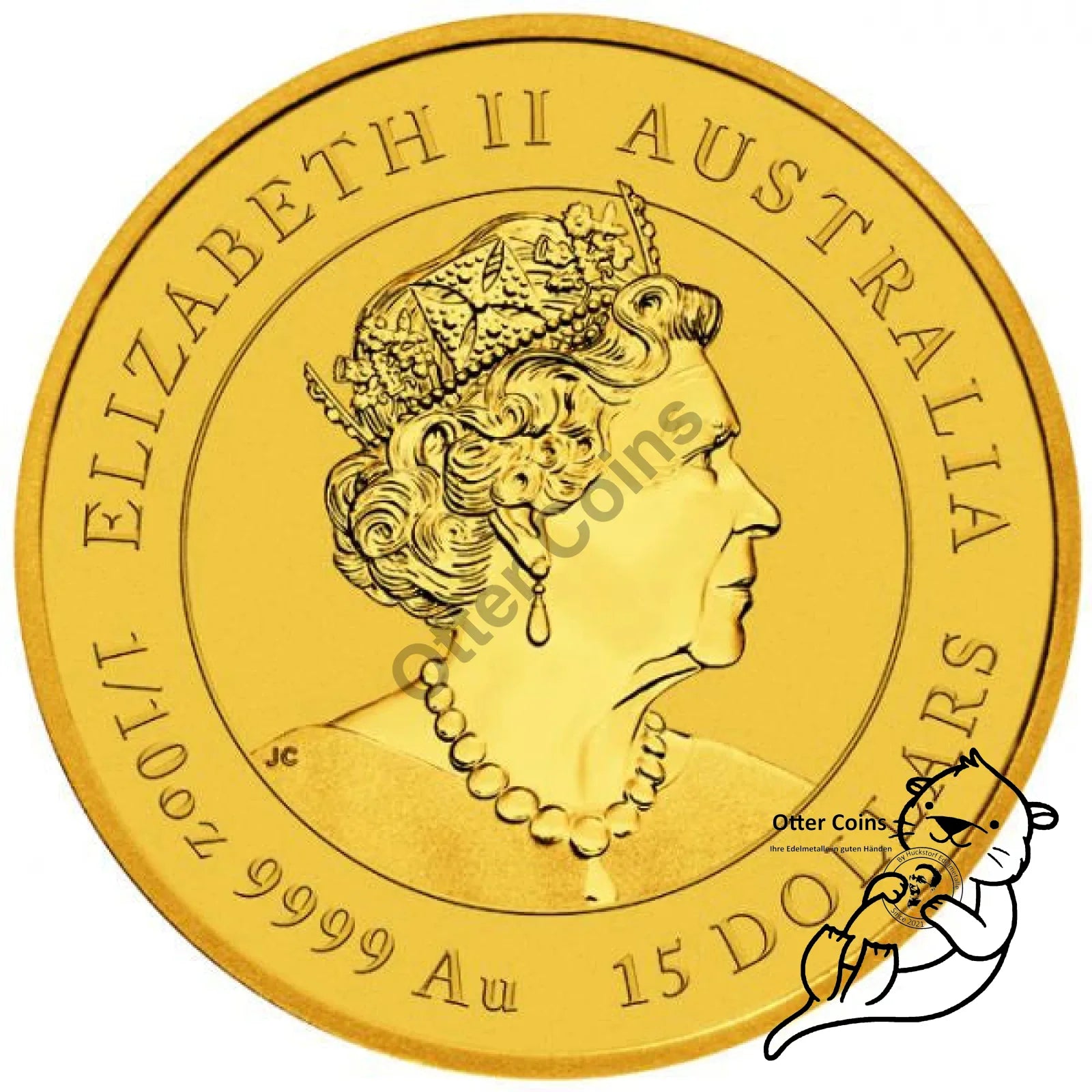 1/10 oz Goldmünze Australien Lunar III Hase 2023**