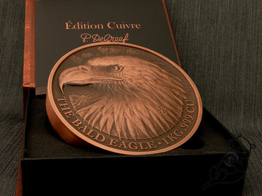 Bald Eagle 1 kg Kupfermünze