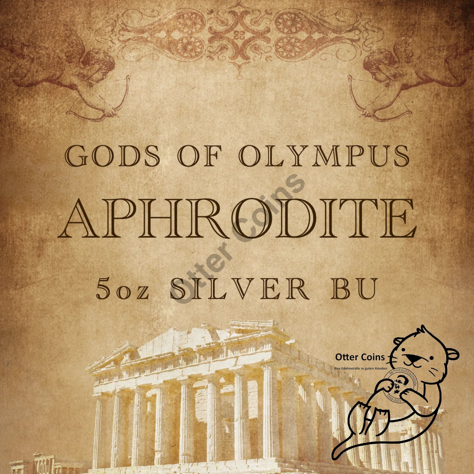 Gods of Olympus Aphrodite Silbermünze 5 oz 2022
