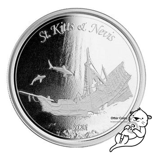 EC8 St. Kitts 1 Oz Silbermünze 2021*