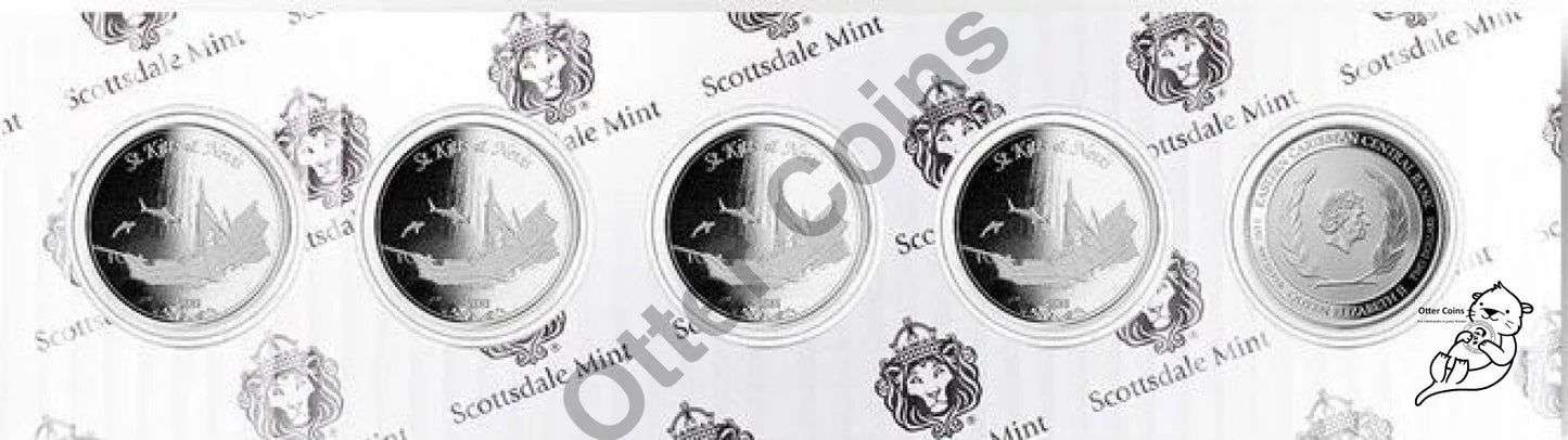 EC8 St. Kitts 1 Oz Silbermünze 2021*