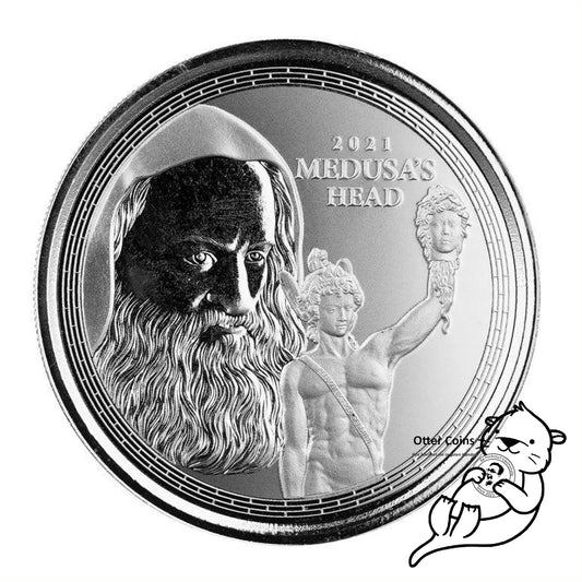 Perseus With The Head Of Medusa 1 Oz Silbermünze 2021*
