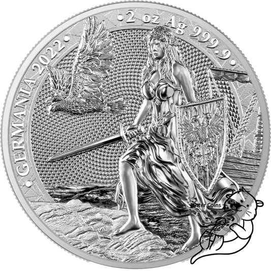 Germania 2022 2oz Silbermünze