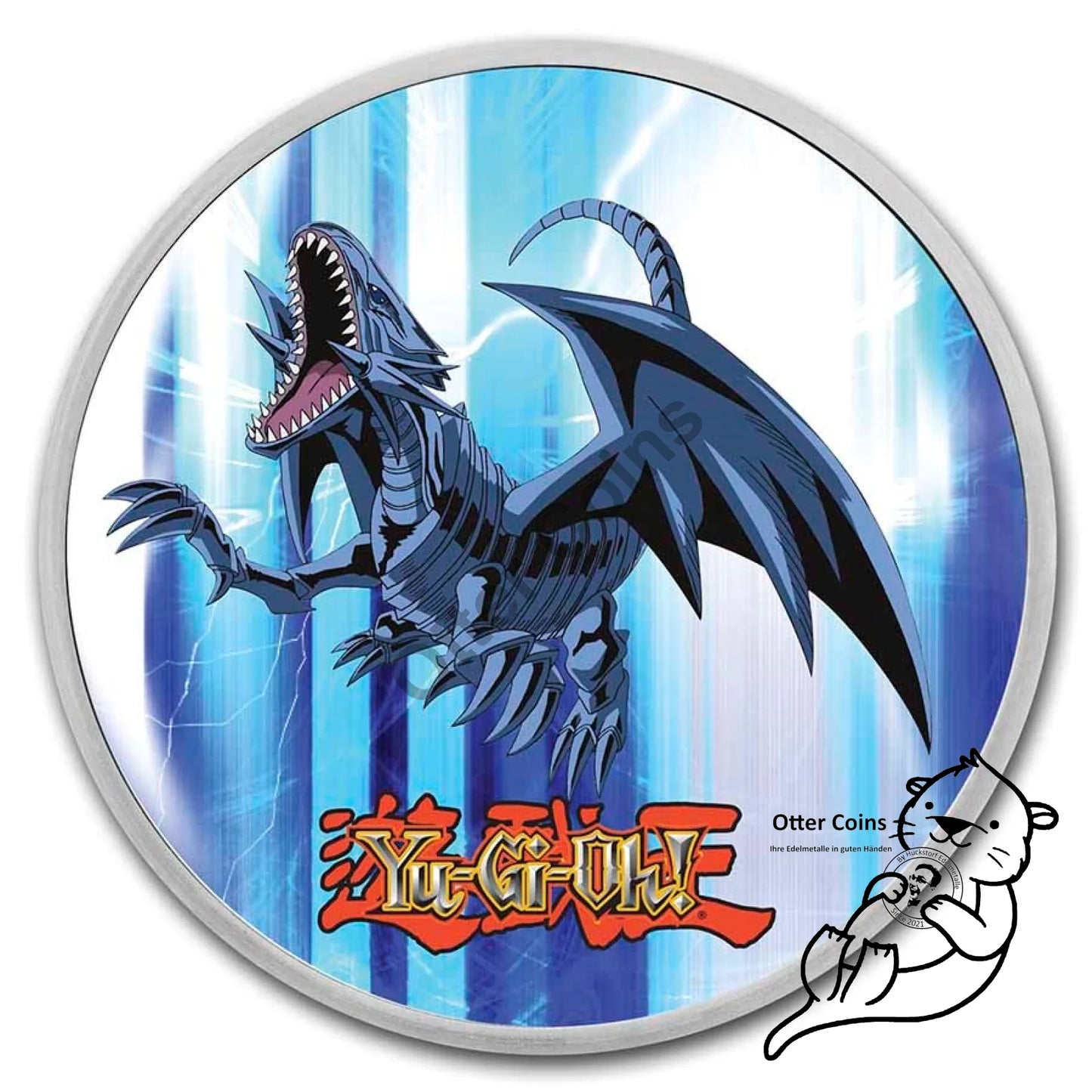 Niue Yu-Gi-Oh! SET SETO/BLUE EYES DRAGON 2x1 Oz
