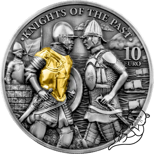 Knights of the Past Malta & Ottoman Soldat 2 oz 2022 Silber