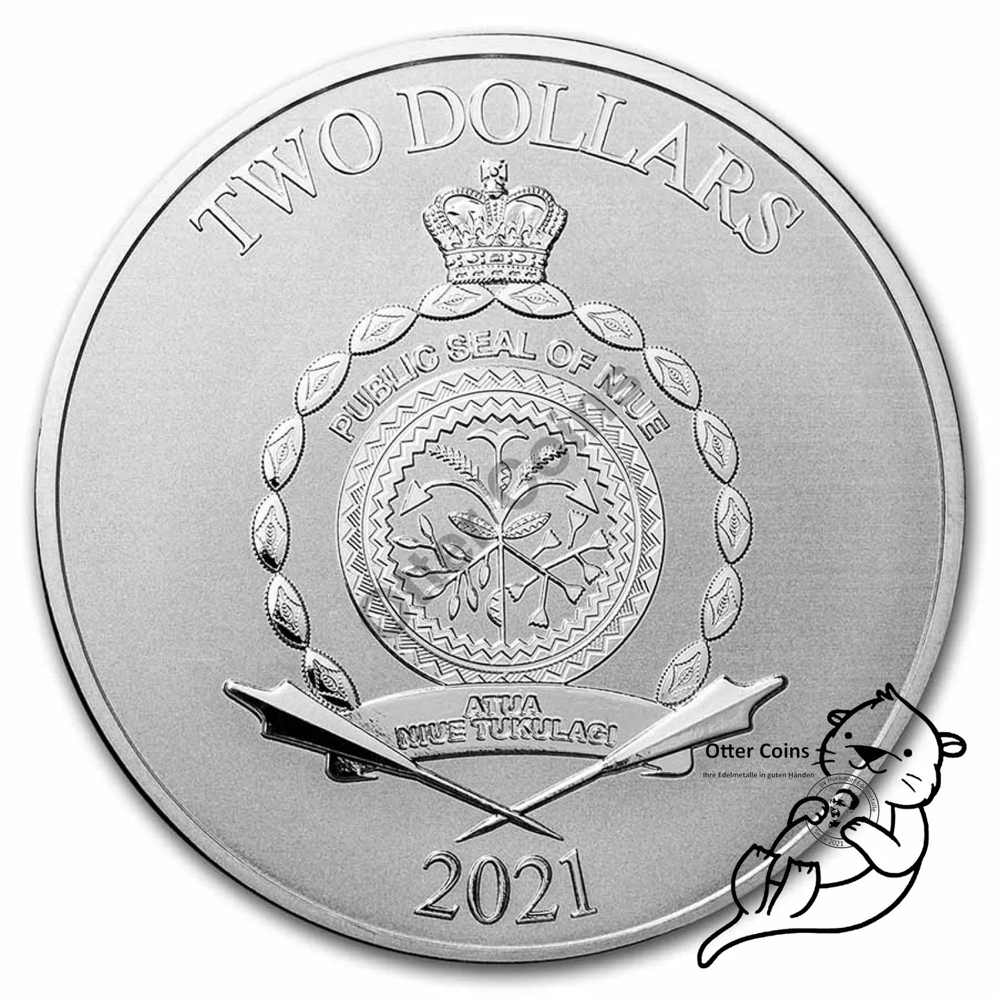 Star Wars Mandalorian 1 Oz Silbermünze 2021*