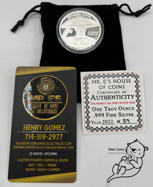 2022 Viva La Vida ``EL Charro Gonzalez´´ 1oz Silber