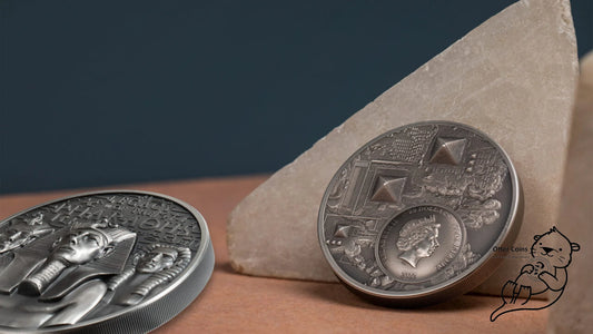 Legacy of the Pharaohs – Silbermünze 3 oz Antique finish*