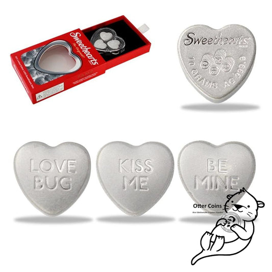 30 gram Sweethearts Candy PAMP Suisse 3 - Heart Set
