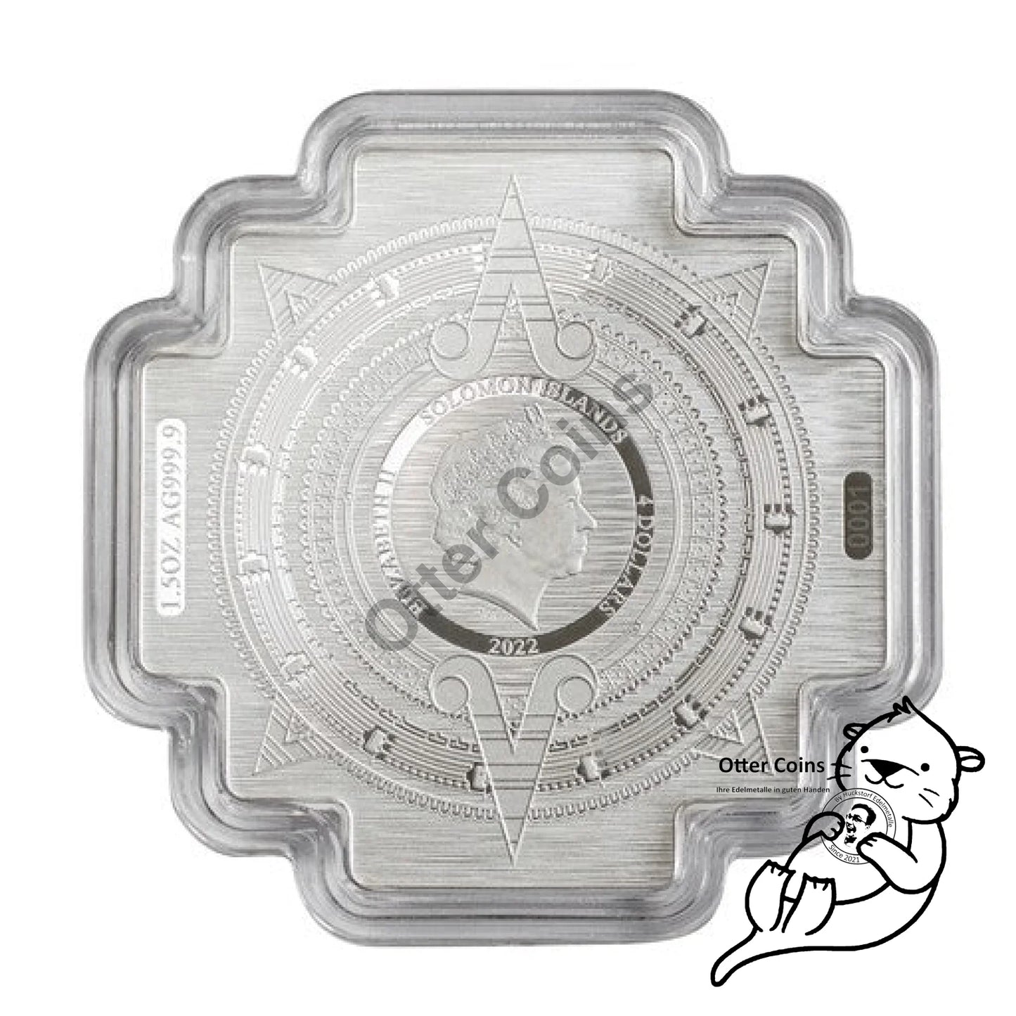 Incan House of the Sun Maze Coin 1,5oz Silber 999*