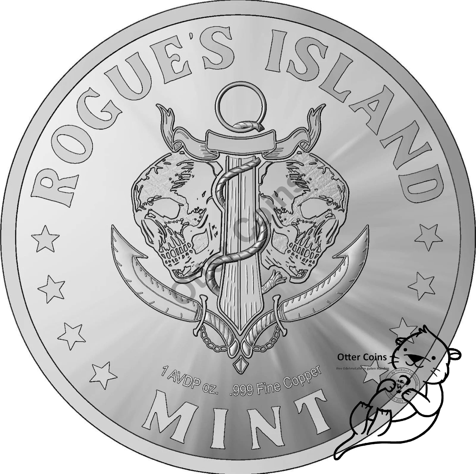 100th Year Anniversary 1oz Kupfermünze Nosferatu