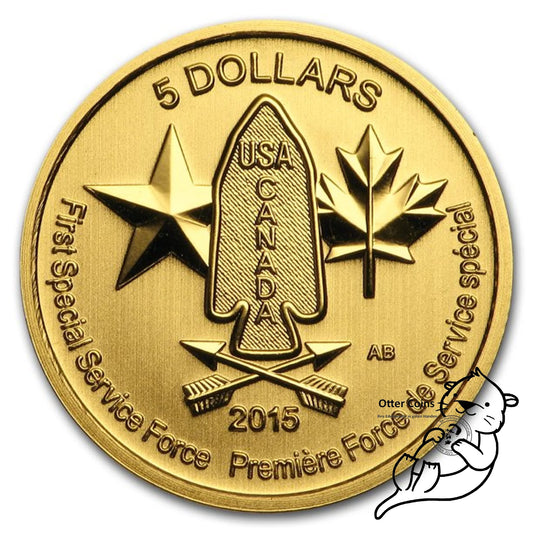 Canada 2015 1/10 oz Special Service Force BU**