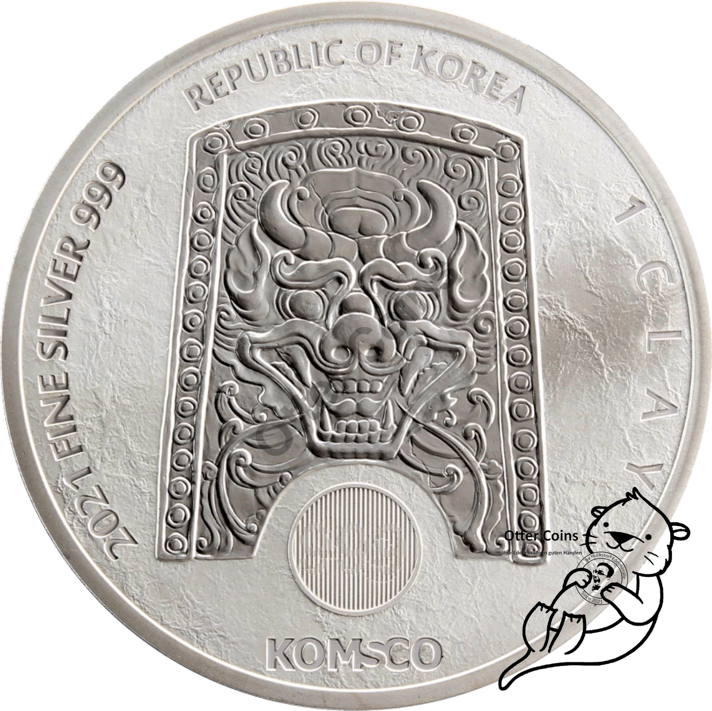 Chiwoo Cheonwang 1 Oz Silbermünze 2021