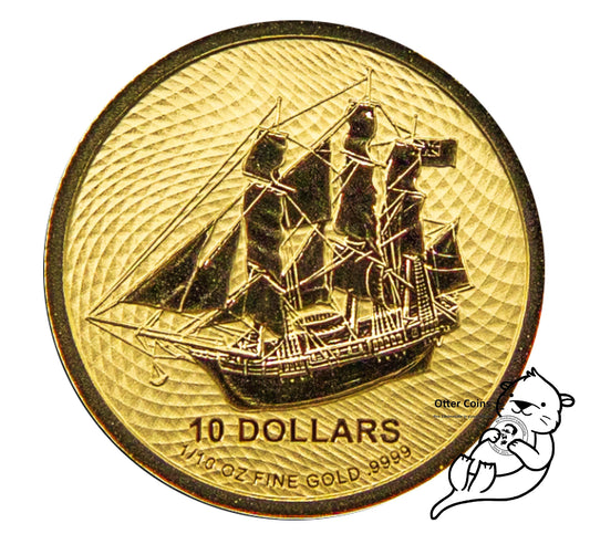 Cook Island Bounty 1/10 Oz Goldmünze 2021**