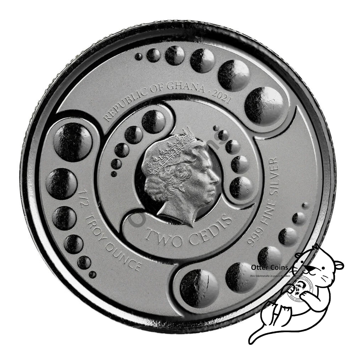 Ghana Alien 1/2 oz Silbermünze 2021*