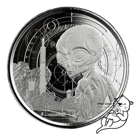 Ghana Alien 1/2 oz Silbermünze 2021*
