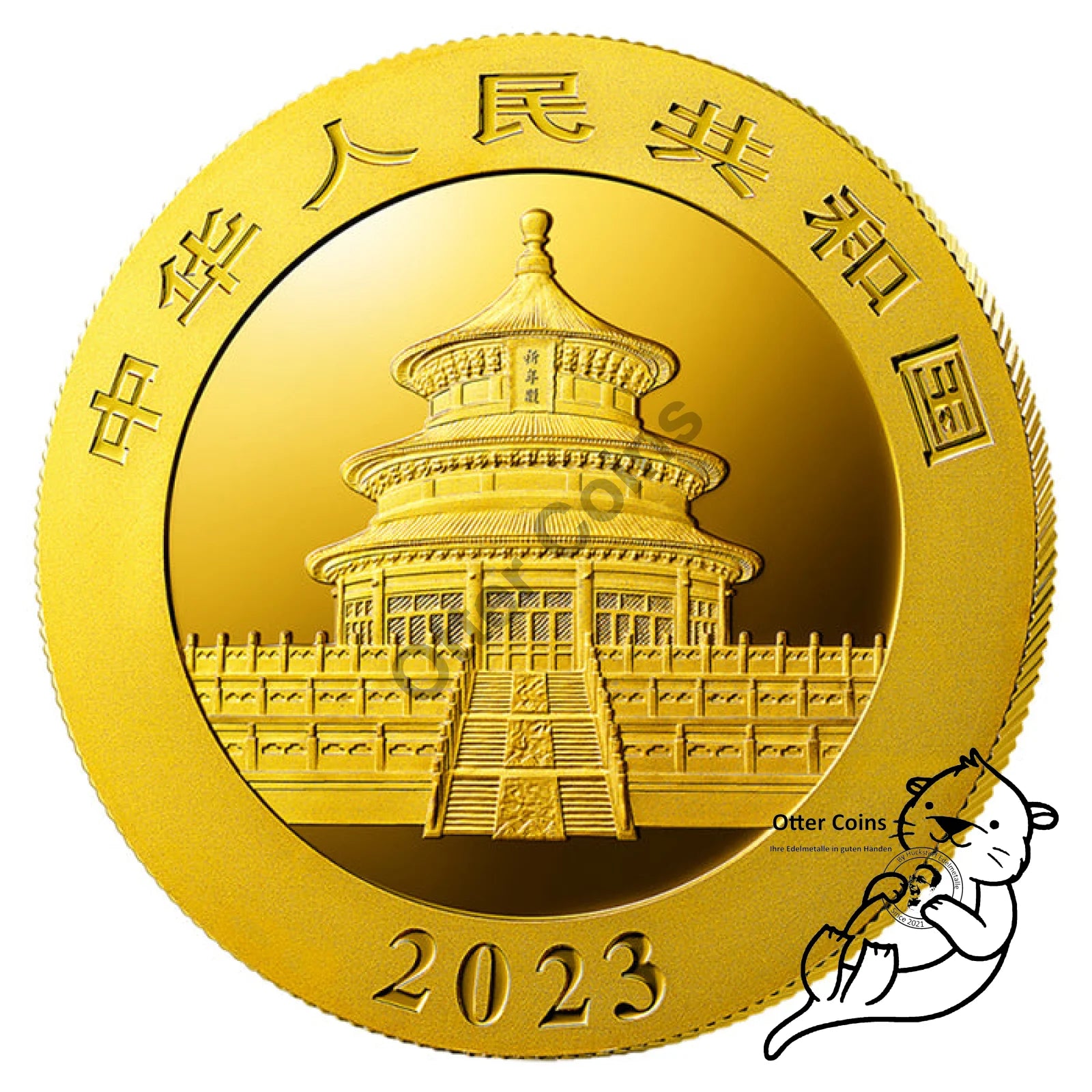 China Panda 3 Gramm Goldmünze 2023**