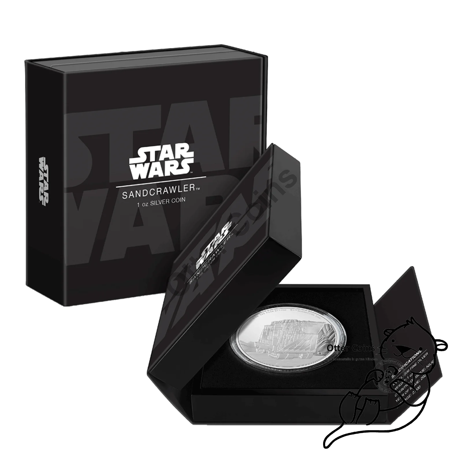 STAR WARS Sandcrawler 1 Oz Silbermünze 2022*