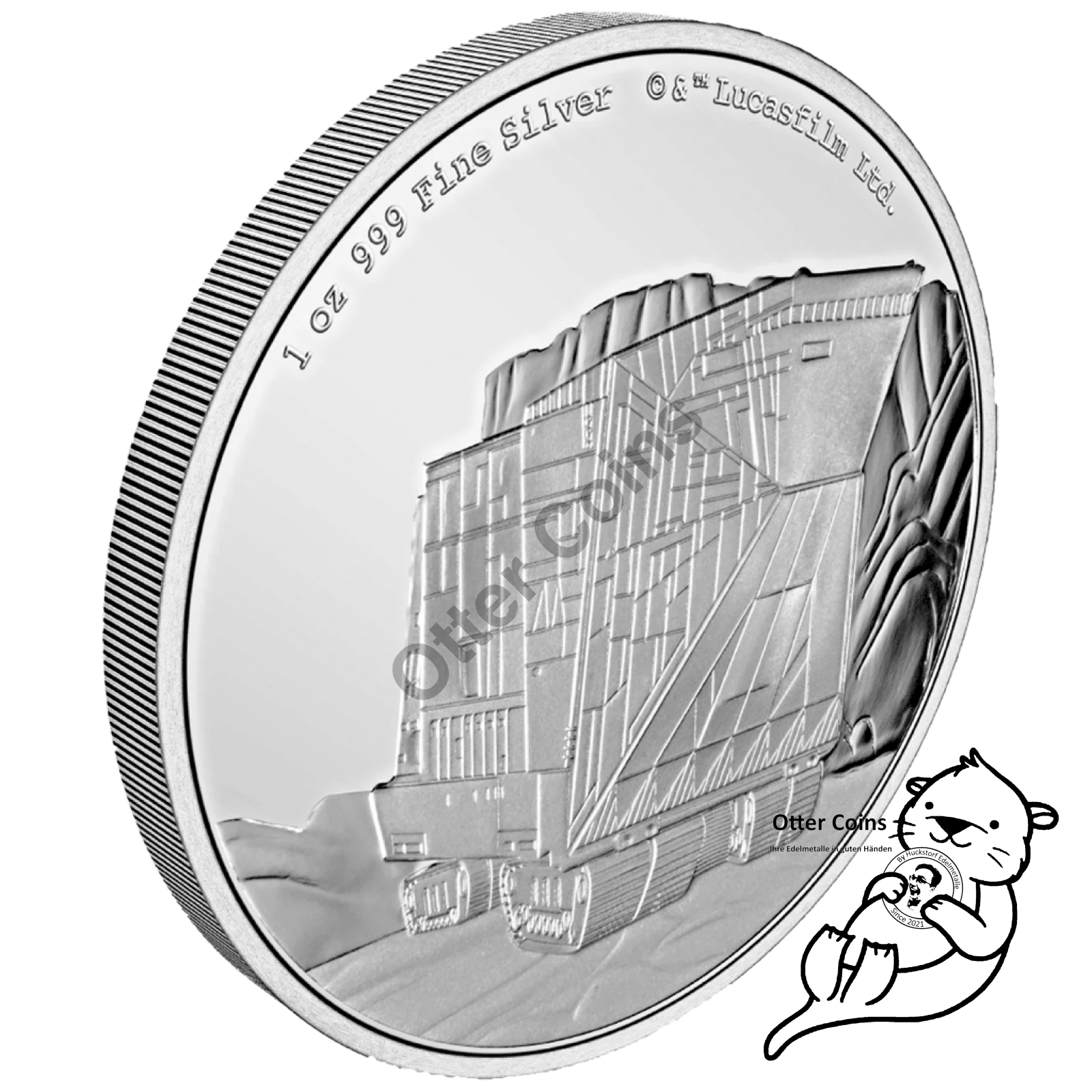 STAR WARS Sandcrawler 1 Oz Silbermünze 2022*