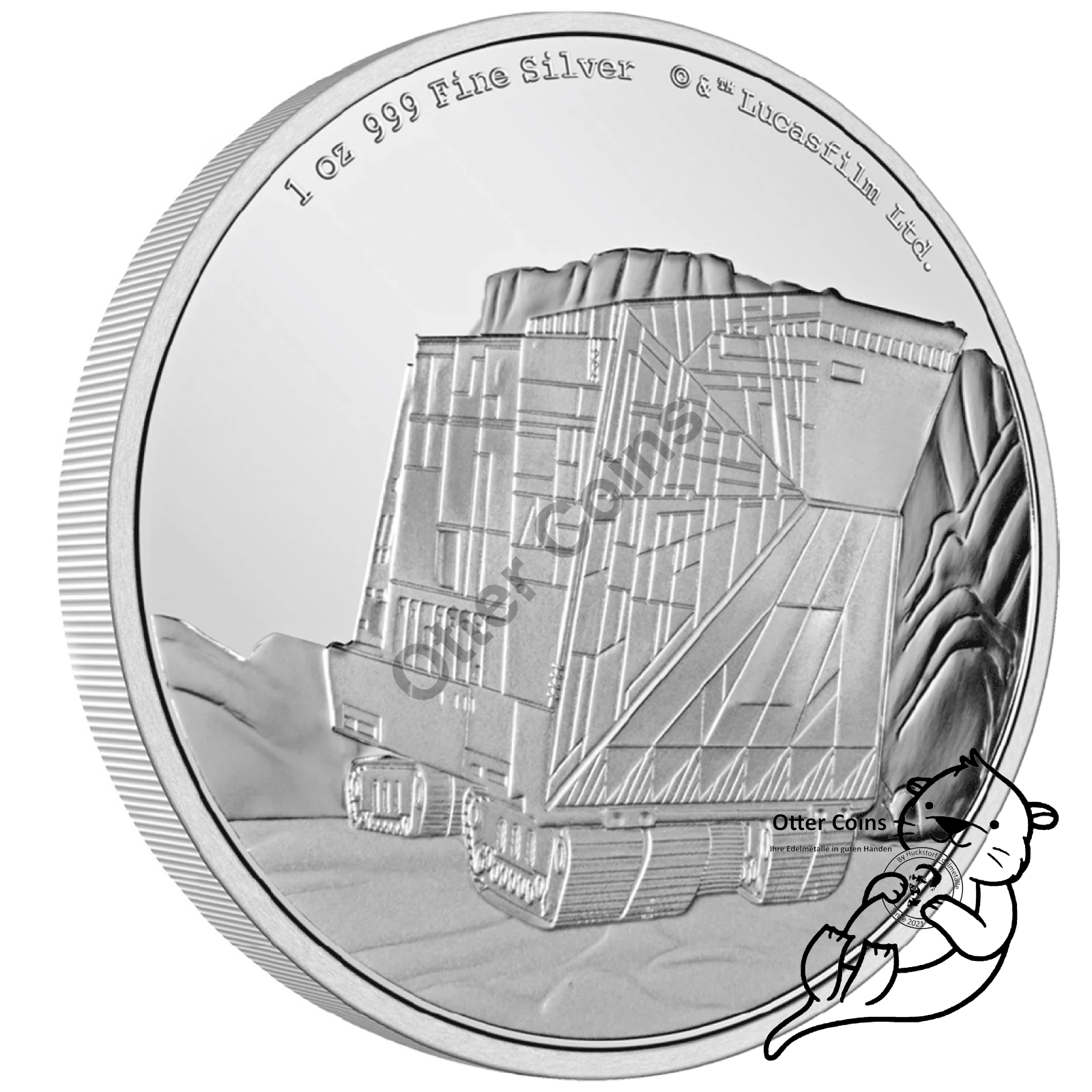STAR WARS Sandcrawler 1 Oz Silbermünze 2022*