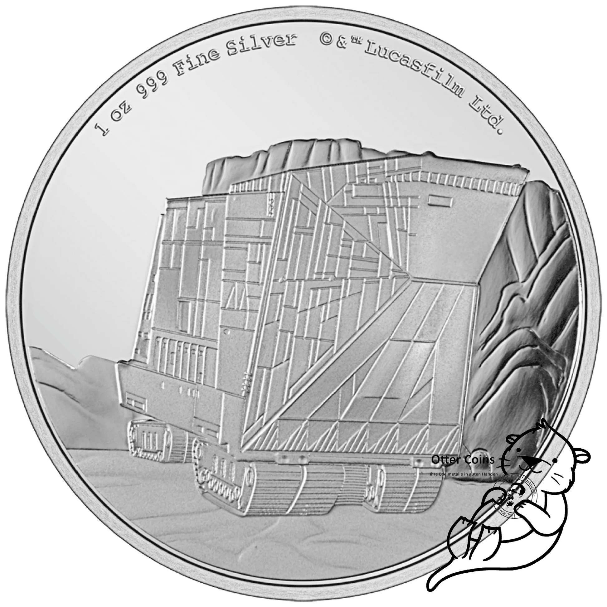 STAR WARS Sandcrawler 1 Oz Silbermünze 2022*