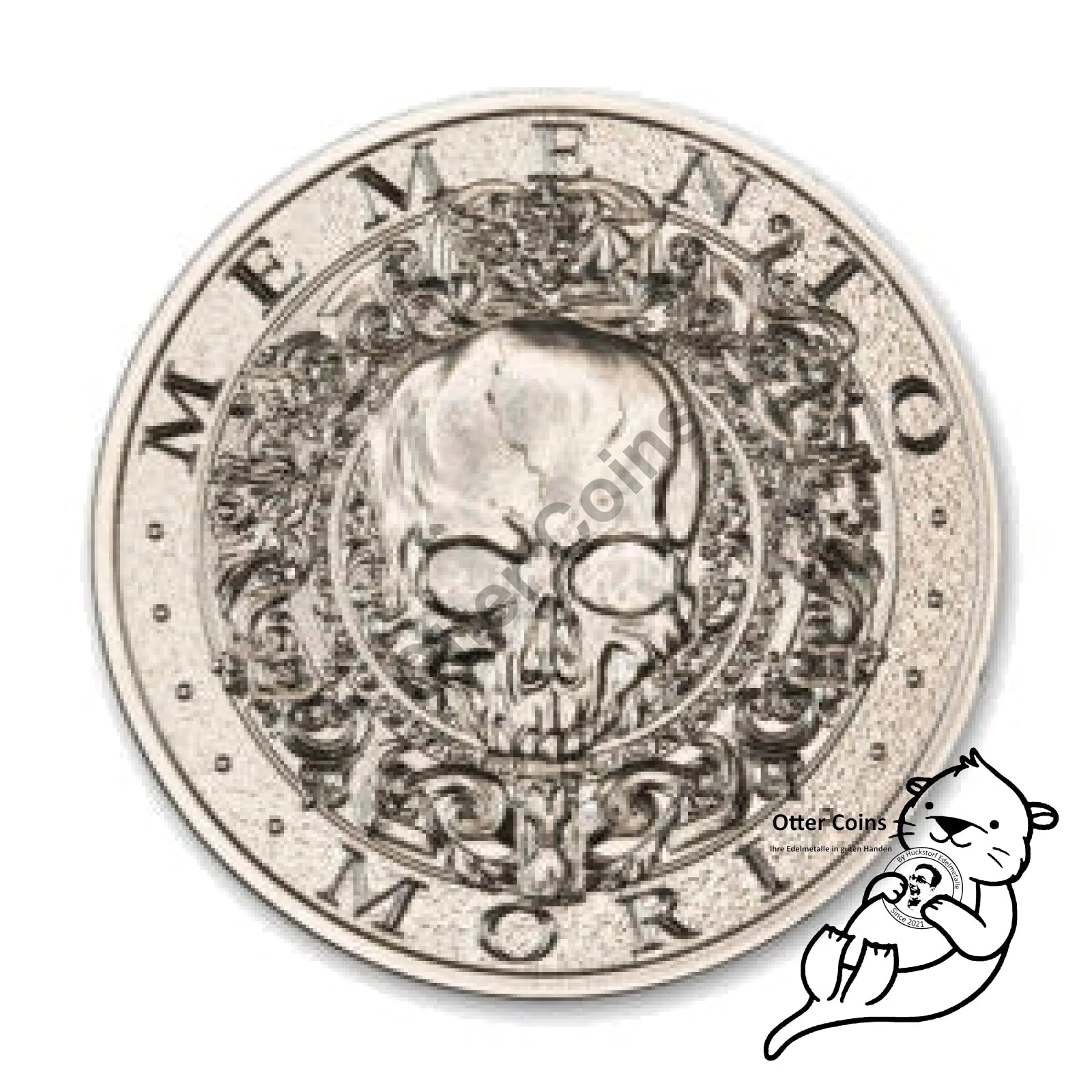 Memento Mori 2oz Silbermünze 2022 50mm