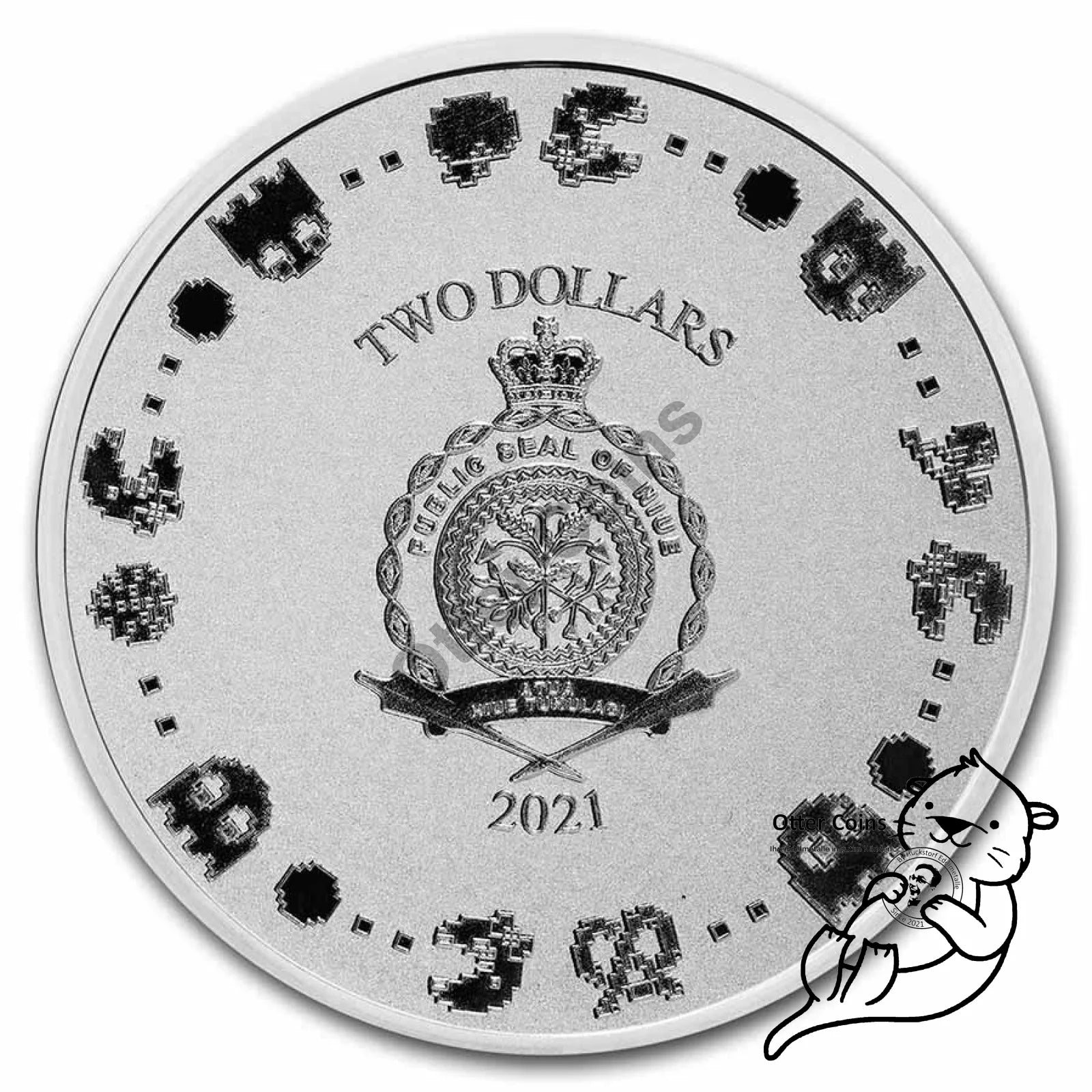 Ms. PAC - MAN™ 40th Anniversary 1 Oz Silbermünze 2021*