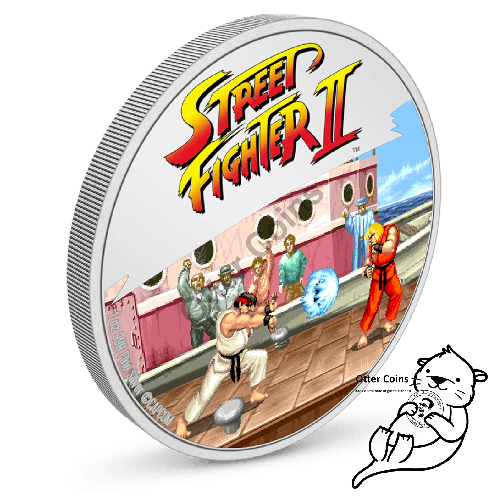 Niue Street Fighter™ 1 Oz Silbermünze 2021*